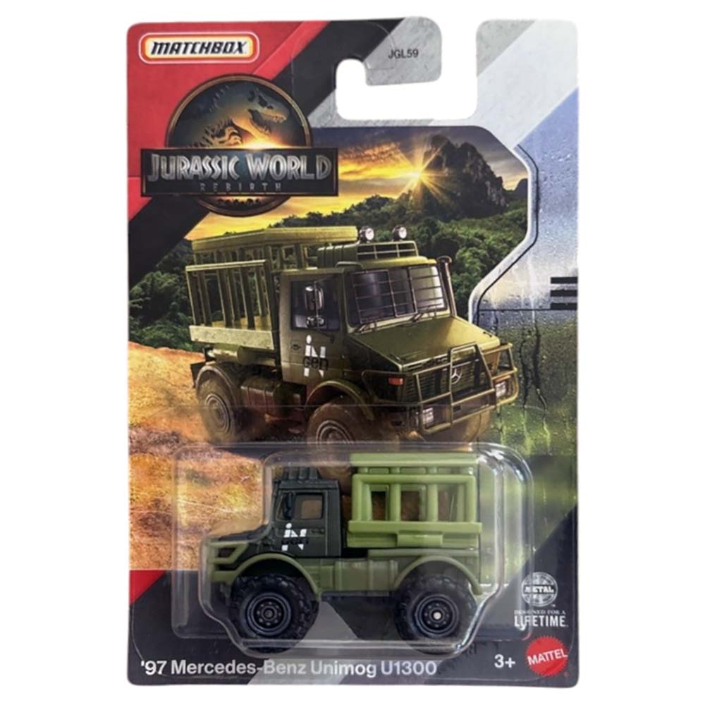 Matchbox Jurassic World Rebirth - '97 Mercedes Benz Unimog U1300 JGL59