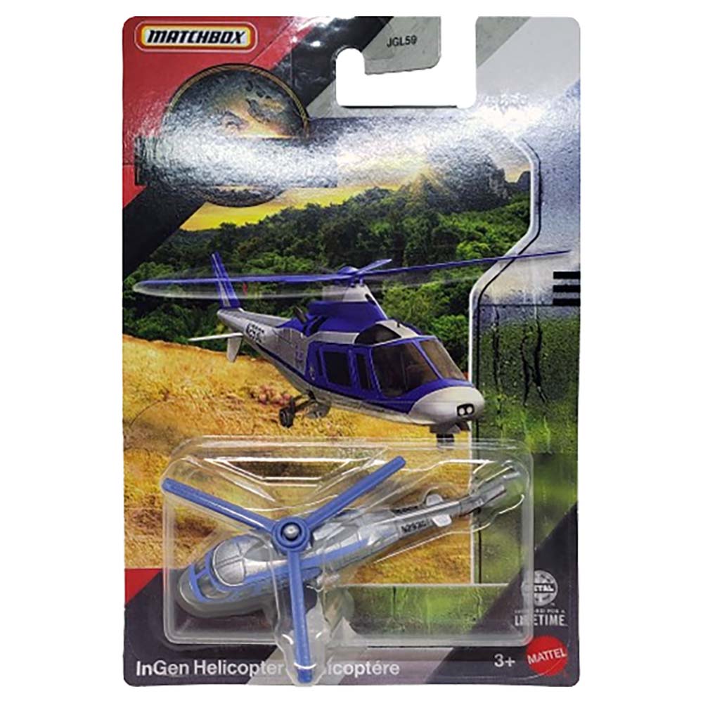 Matchbox Jurassic World Rebirth - InGen Helicopter JGL59