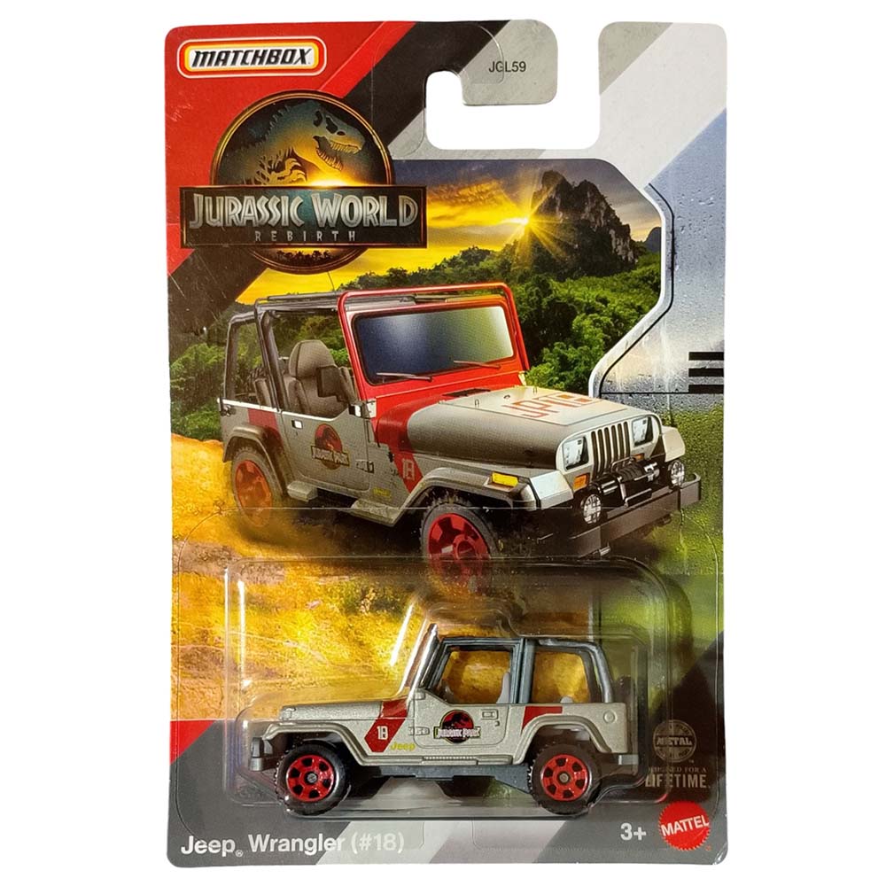Matchbox Jurassic World Rebirth - Jeep Wrangler (#18) JGL59