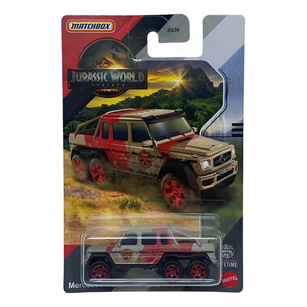 Matchbox Jurassic World Rebirth - Mercedes Benz G 63 AMG 6x6 JGL59