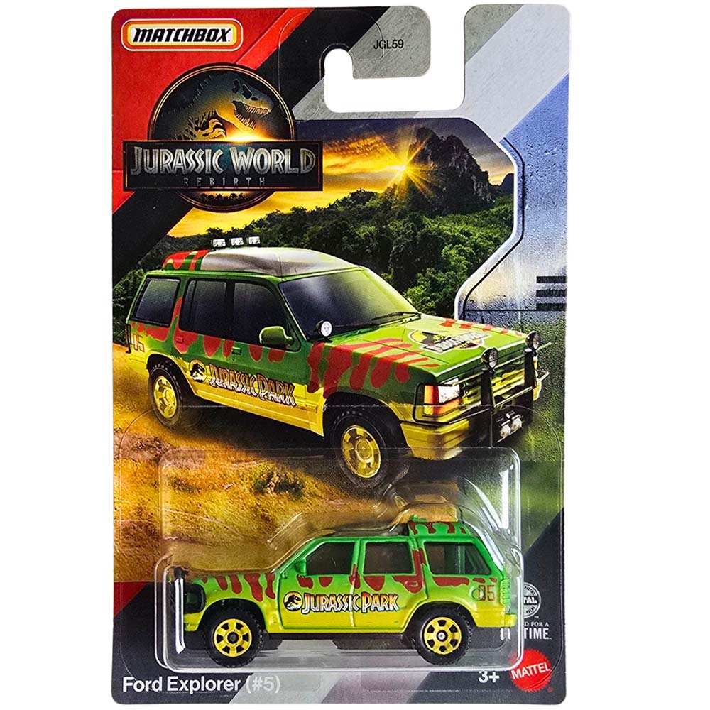 Matchbox Jurassic World Rebirth Ford Explorer (#5) JGL59