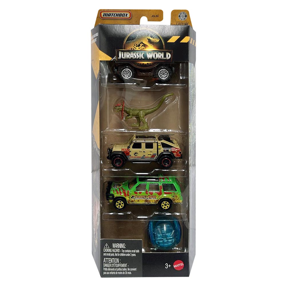 Matchbox Jurassic World Rebirth ADVENTURE SEEKERS JGL27
