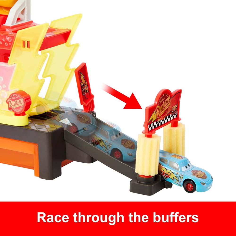 Cars Disney y Pixar Color Changers Pista AutoLavado Rayo Mcqueen JBM70, pistas y sets de vehículos