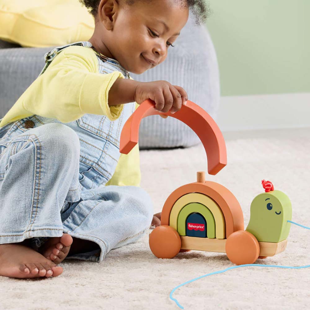 Fisher Price Amigo Caracol de Madera JCY37, juguetes didácticos