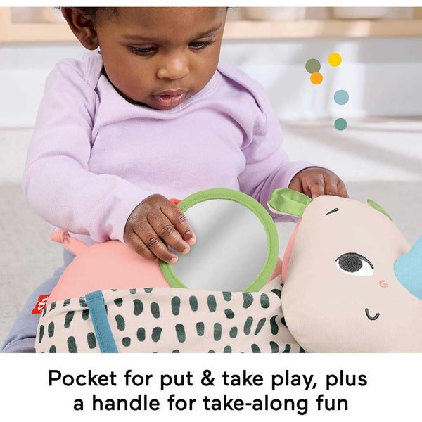 FP Peluche Pequeño Rinoceronte para Jugar Boca Abajo de Planet Friends JFW59
