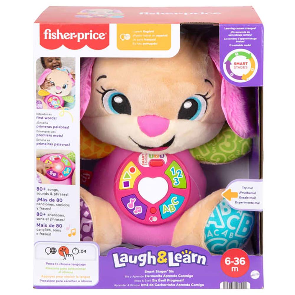 Fisher-Price Ríe y Aprende Hermanita Aprende Conmigo JFD30 - Edad 9 meses+