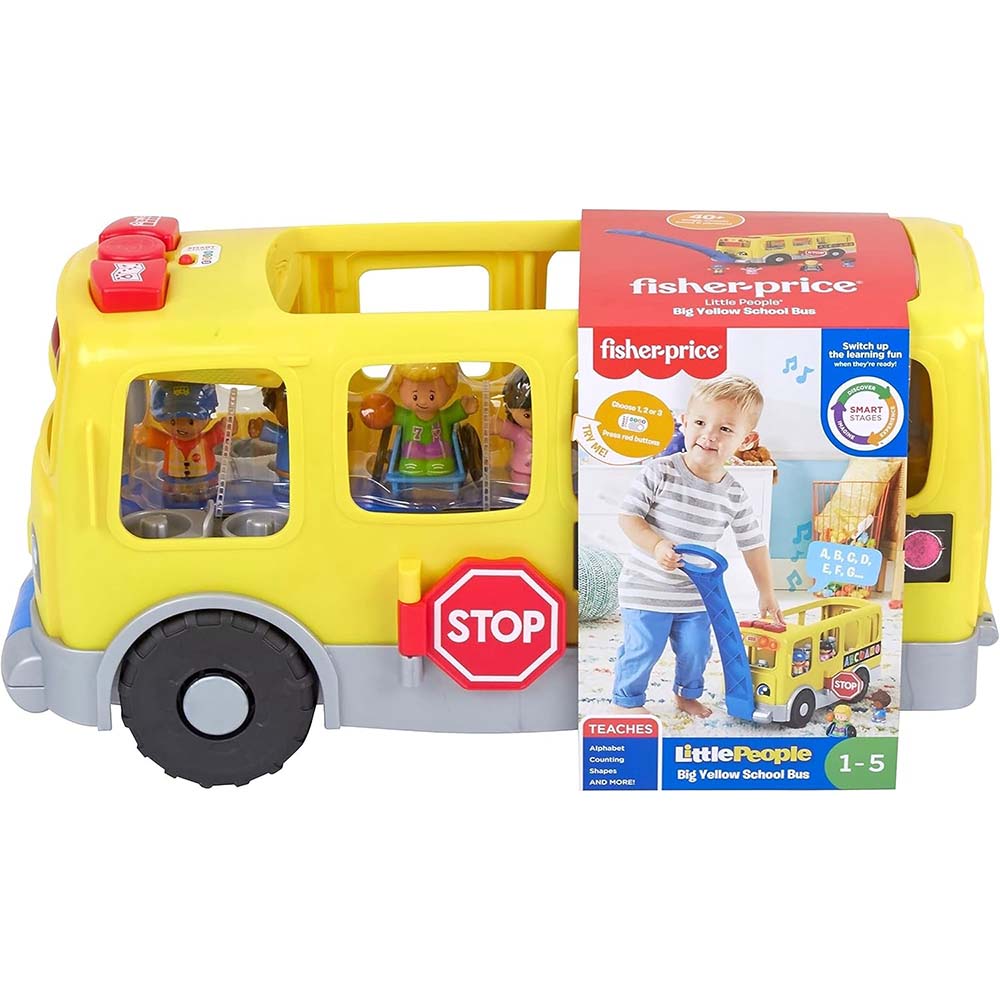 Fisher-Price Little People Camión Escolar Haciendo Nuevos Amigos JFF15 - Edad 2+
