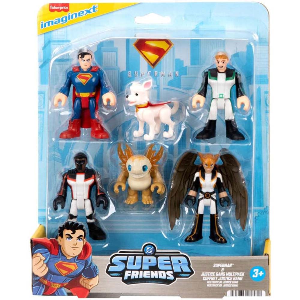Imaginext Multipack Superman con Krypto y Kaiju JDL09, sets de juego