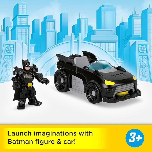 Imaginext DC Super Friends Batimóvil Metal Force y Batman JFJ68