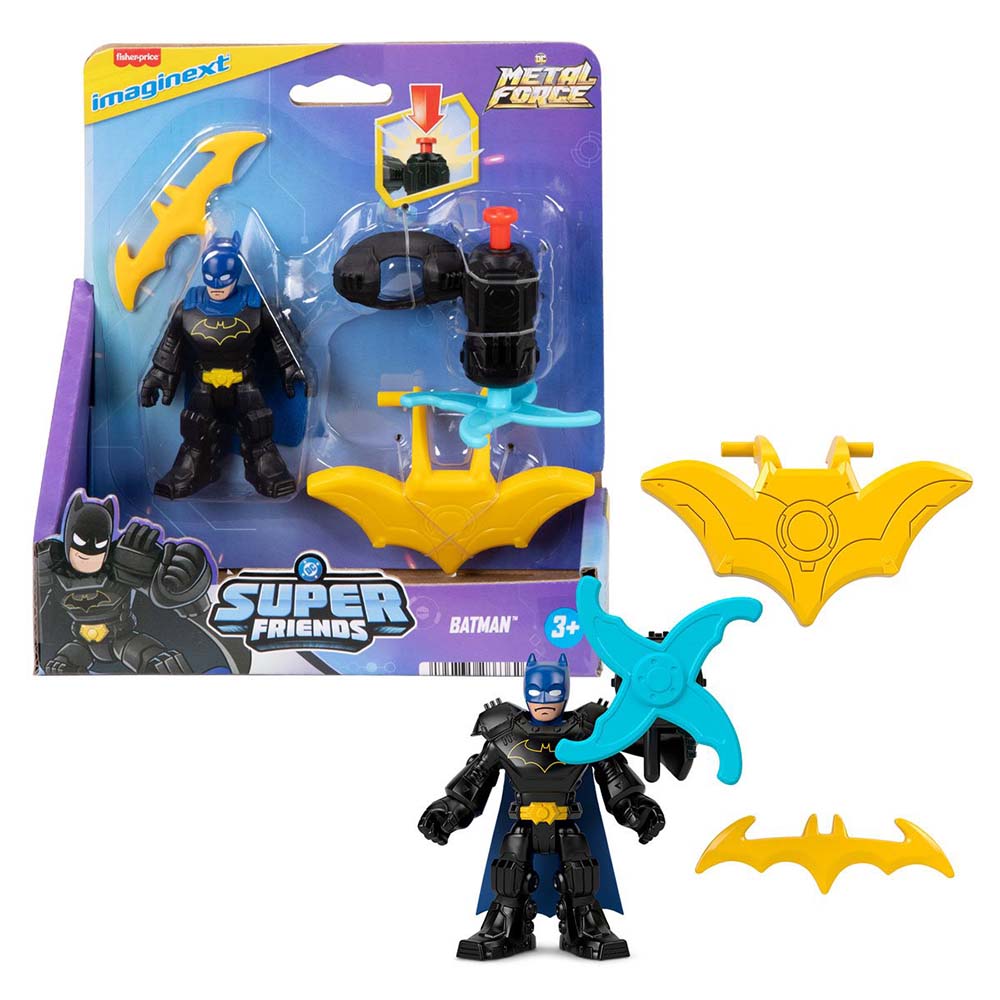 Imaginext DC Super Friends Batman Metal Force JDK90