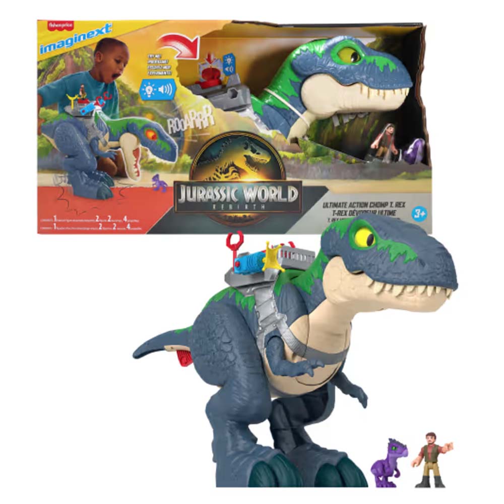 Imaginext Jurassic World Ultimate T. Rex con Luces y Sonidos JGR40