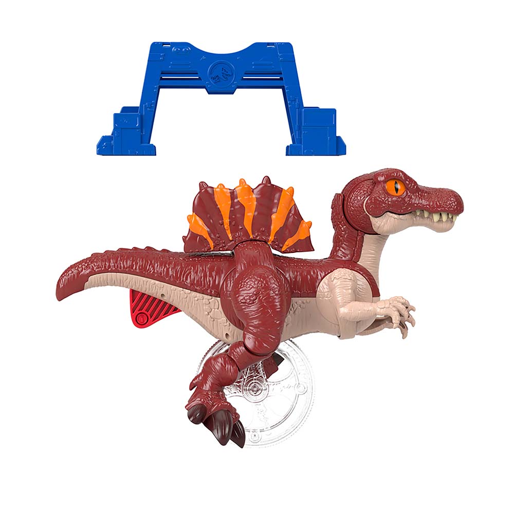 Imaginext Jurassic World Rebirth Sprinting Spinosaurus JFR24, figuras de acción