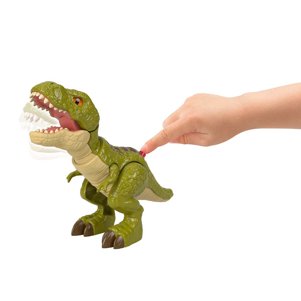 Imaginext Jurassic World Dinosaurio de Juguete Rebirth T-Rex JFJ65, figuras de acción
