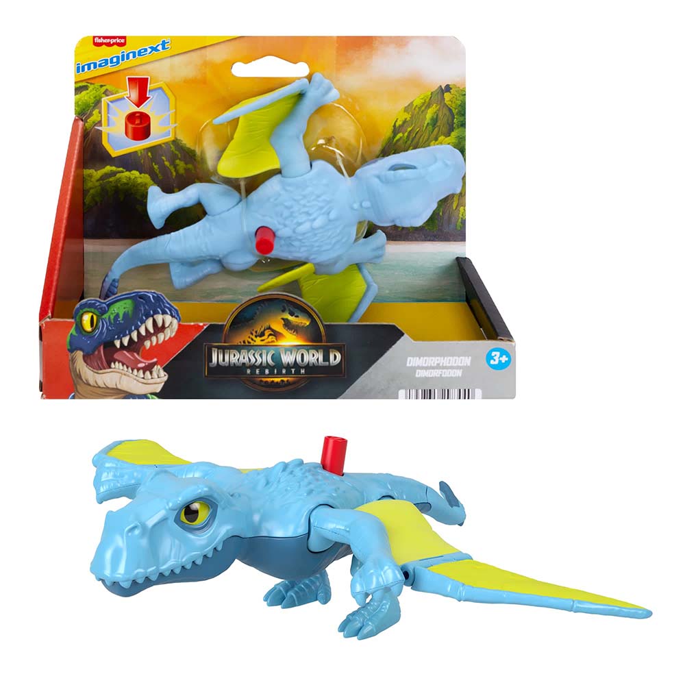 Imaginext Jurassic World Rebirth Dimorphodon JFJ66, figuras de acción