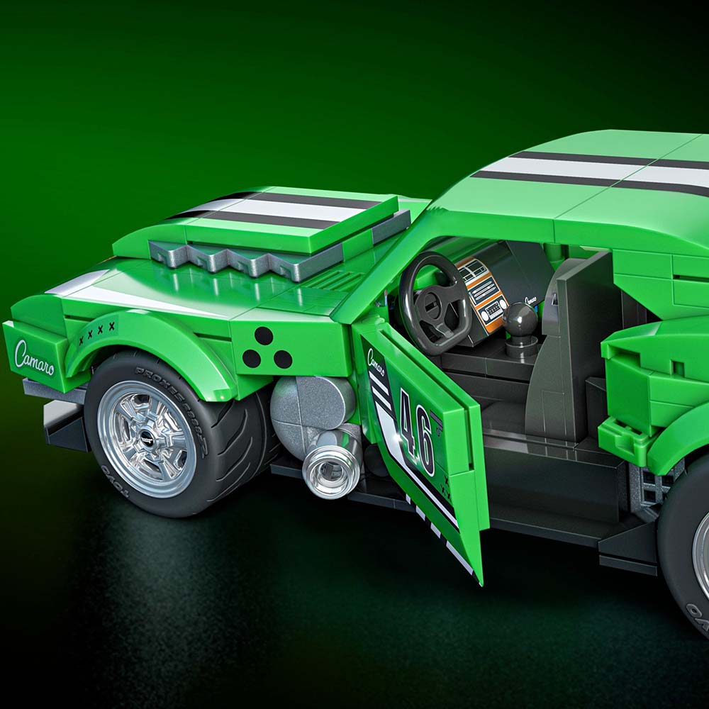 Mattel Brick Shop Hot Wheels Speed Custom 68 Camaro JFT16, sets de construcción