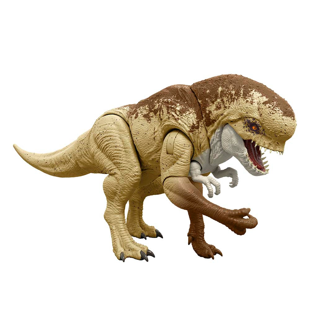 Jurassic World Rebirth Rumble 'n Rampage Distortus Rex JGB58, figuras de acción