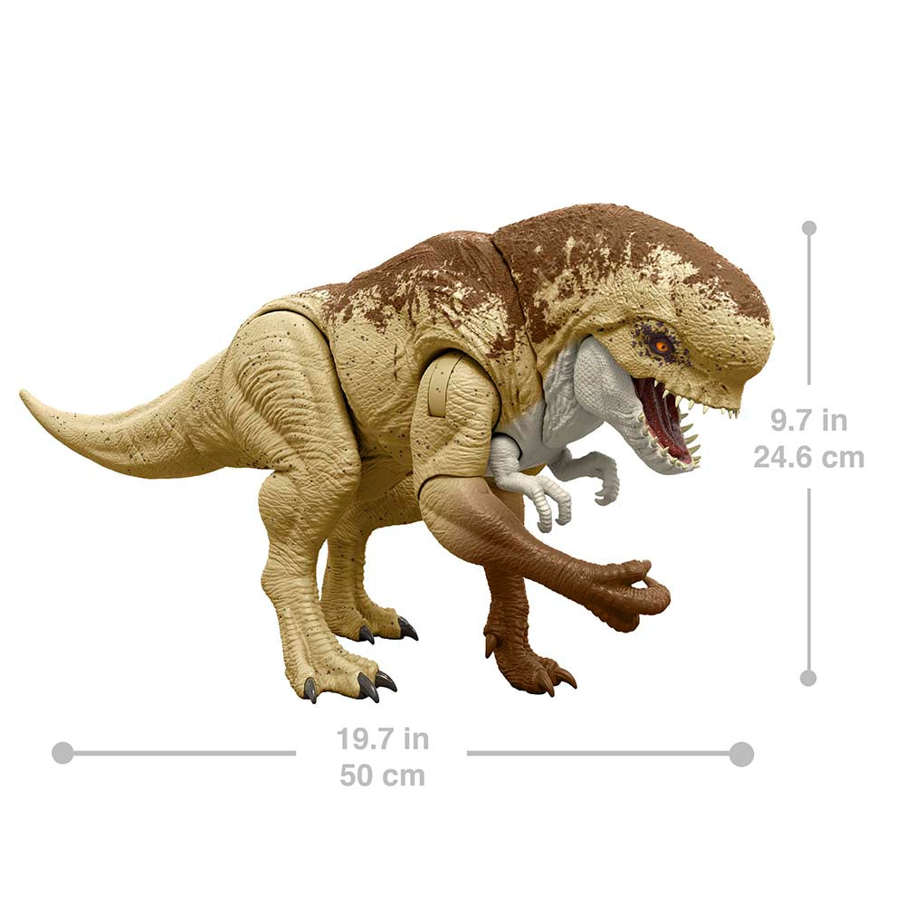 Jurassic World Rebirth Rumble 'n Rampage Distortus Rex JGB58, figuras de acción