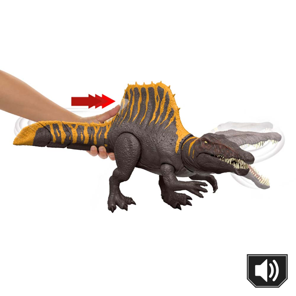 Jurassic World Rebirth Spinosaurus Tail Thrasher JGB56, figuras de acción