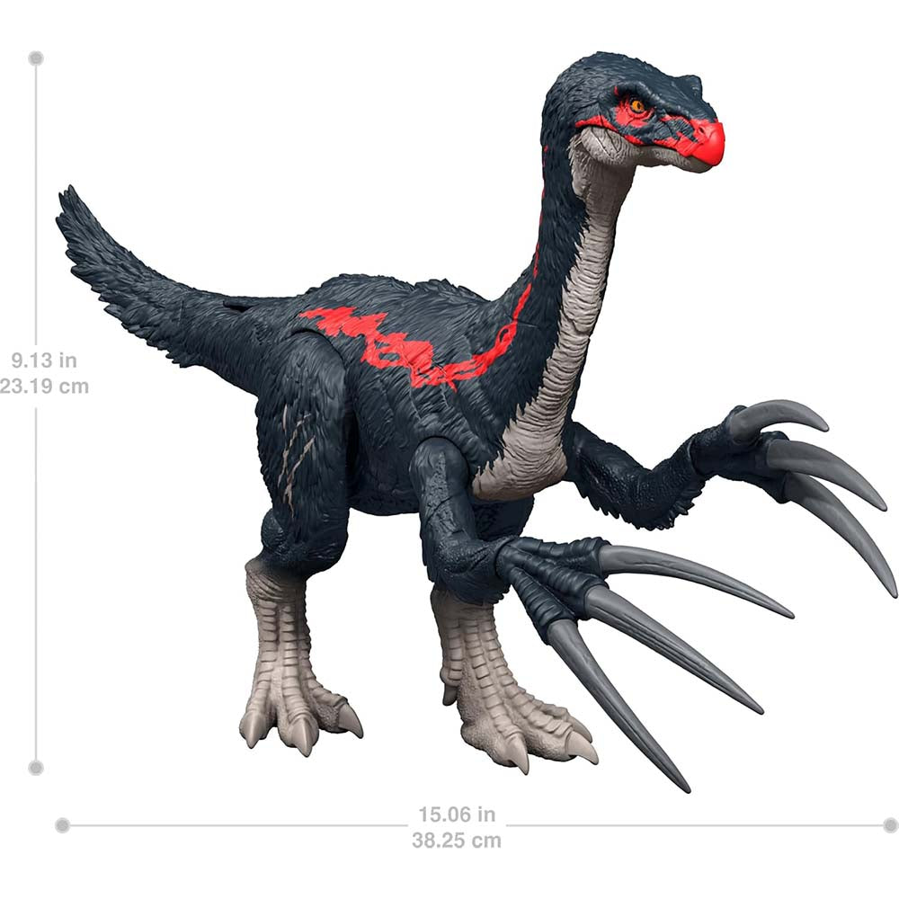 Jurassic World Slash'n Roar Therizinosaurus JCG16: Figura de acción - Edad 4+