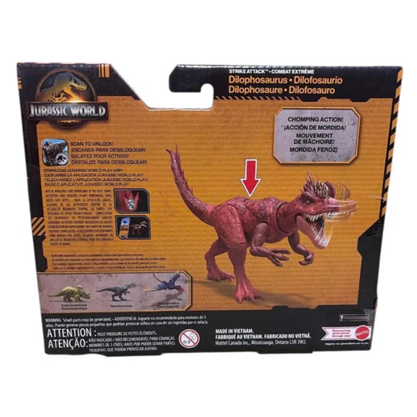 Jurassic World Rebirth Mordida De Ataque Dilophosaurus JGB77