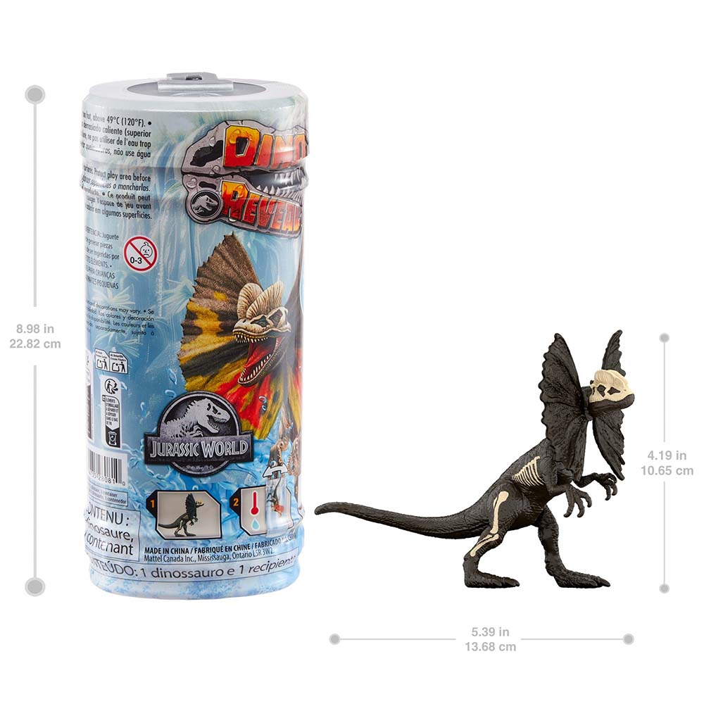Jurassic World Dino Reveal Pack Visible JHC67, figuras de acción