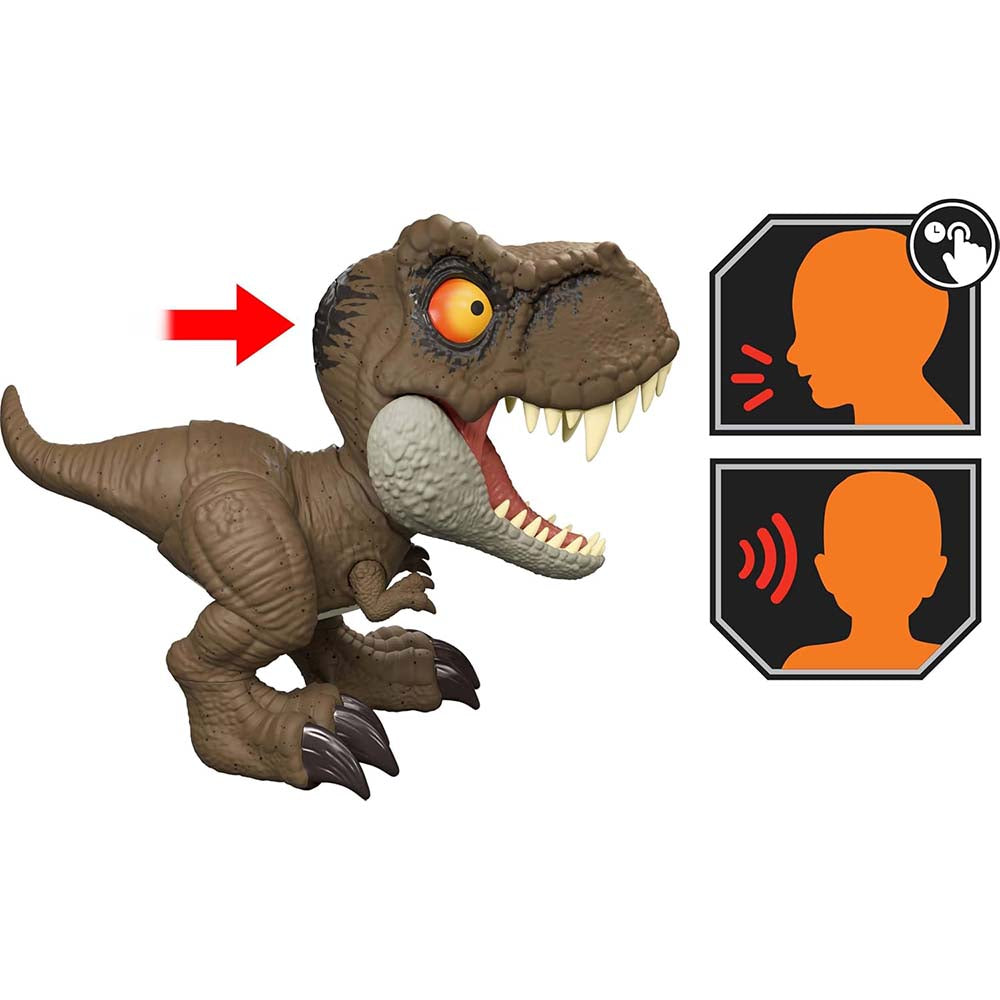 Jurassic World Comando de Rugido Interactivo T-Rex JCW01, figuras de acción