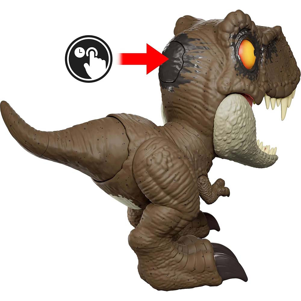 Jurassic World Comando de Rugido Interactivo T-Rex JCW01, figuras de acción