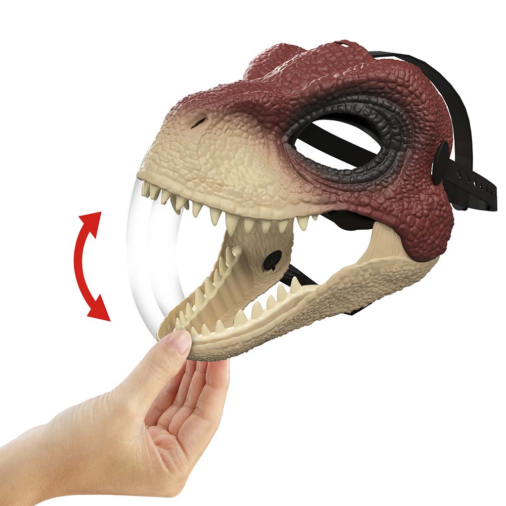 Jurassic World Rebirth Máscara Velociraptor JGG11, accesorios de juego de rol
