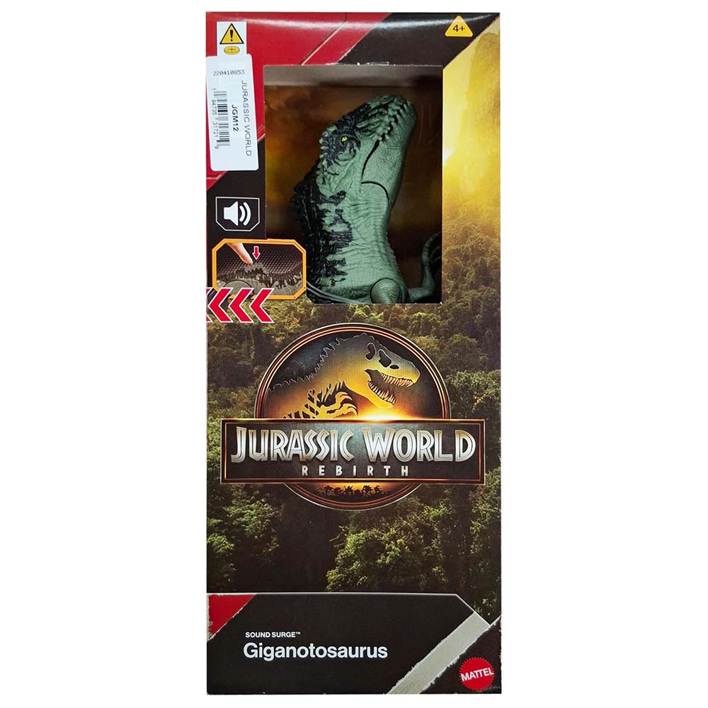 Jurassic World Rebirth Sound Surge Gigantosaurus JGM12