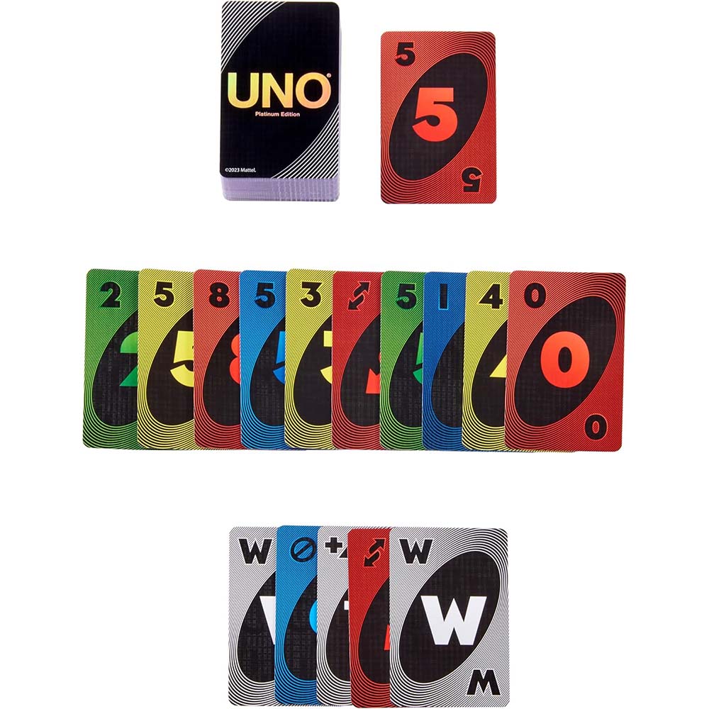 UNO Platinum Edition – Juego de Cartas Premium HPY61, juegos de cartas