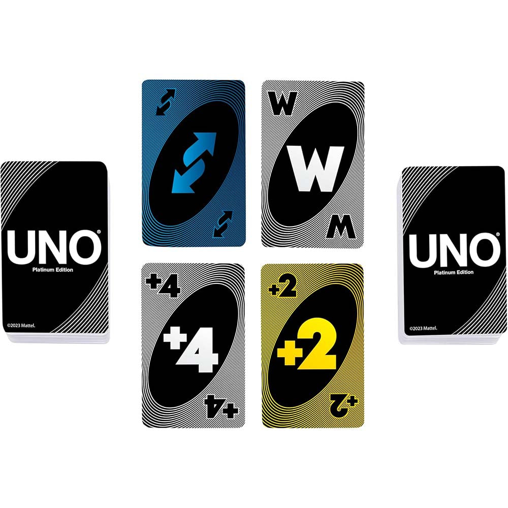 UNO Platinum Edition – Juego de Cartas Premium HPY61, juegos de cartas