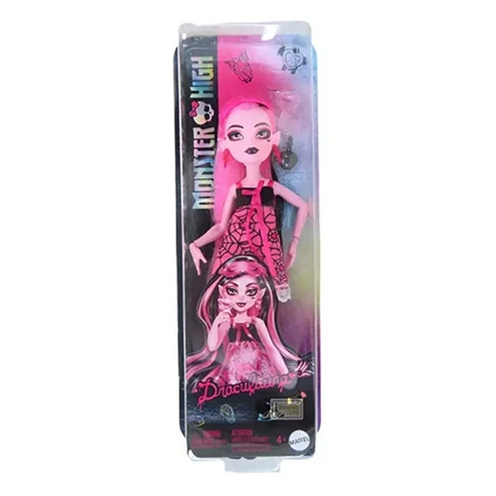 Monster High Muñeca Reveal Pijamas Monstruosas Draculaura JFD47