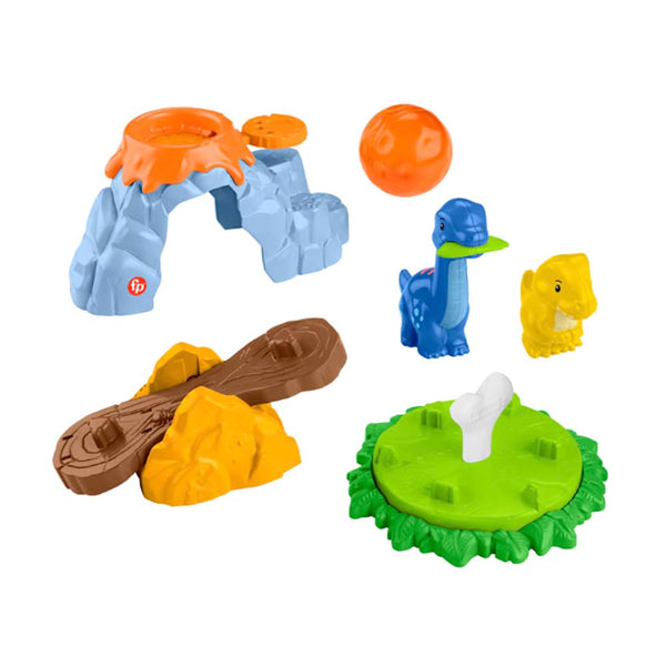 Little People Paseo En El Patio De Juegos De Dinosaurios