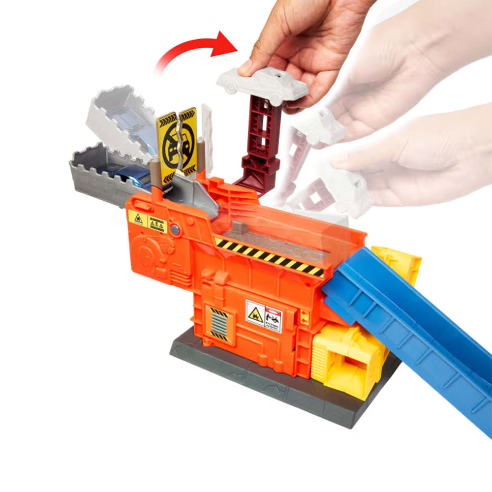 Matchbox Movie Crusher Playset: Set de Juego con Lanzador y Chevrolet Camaro 1969 - Edad 4+