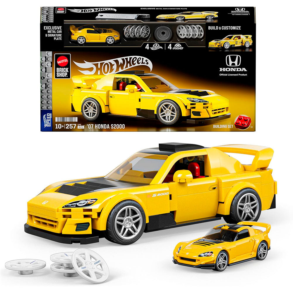 Mattel Brick Shop Hot Wheels Speed Honda S2000 JFR88