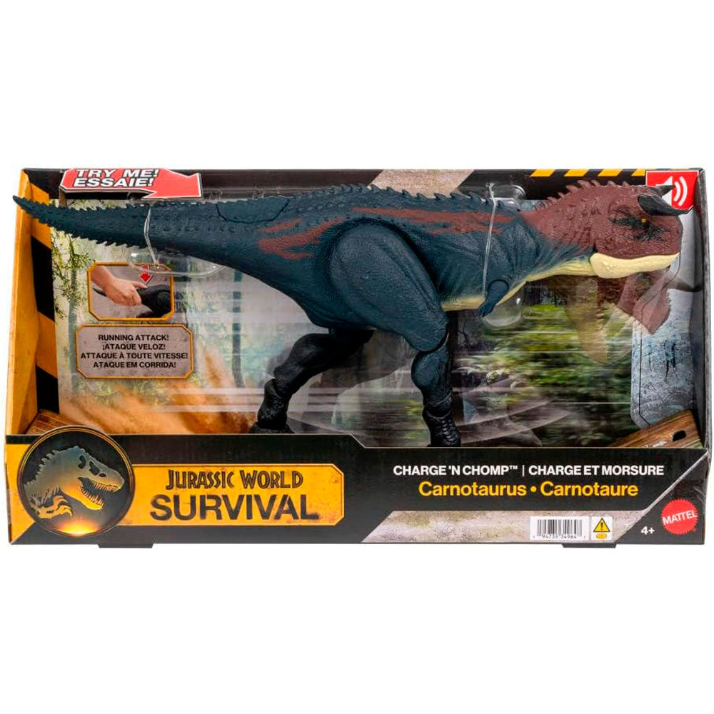 Jurassic World Carnotaurus Embiste y Muerde JKG85