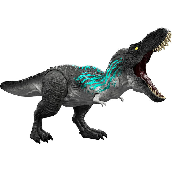 Mattel Jurassic World Muscle Madness T-Rex: Figura con Músculos Expansibles - Edad 4+