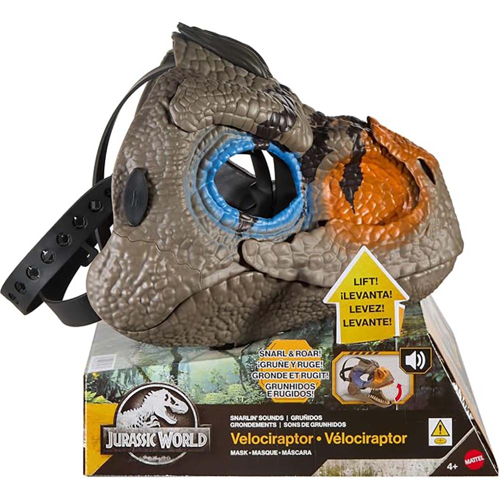 Jurassic World Máscara Interactiva de Velociraptor JKG94