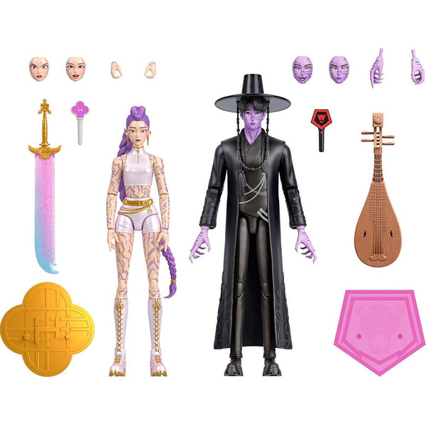 Mattel K-Pop Demon Hunters – Pack de 2 Figuras de Acción Rumi y Jinu 15 cm JRY40