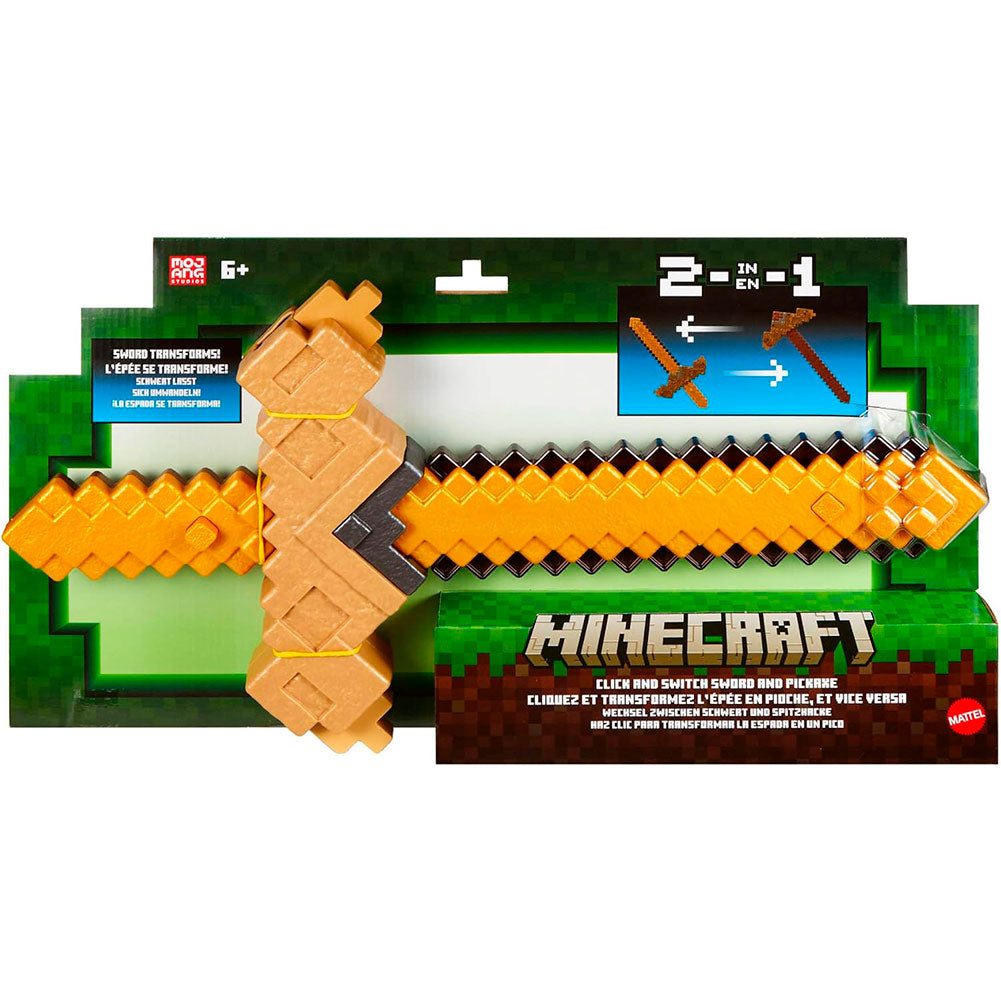 Minecraft Click & Switch Sword & Pickaxe JKC15