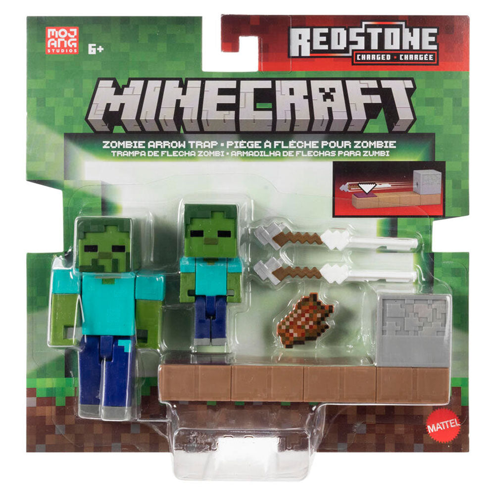 Minecraft Redstone Charged Zombie Arrow Trap JKK00