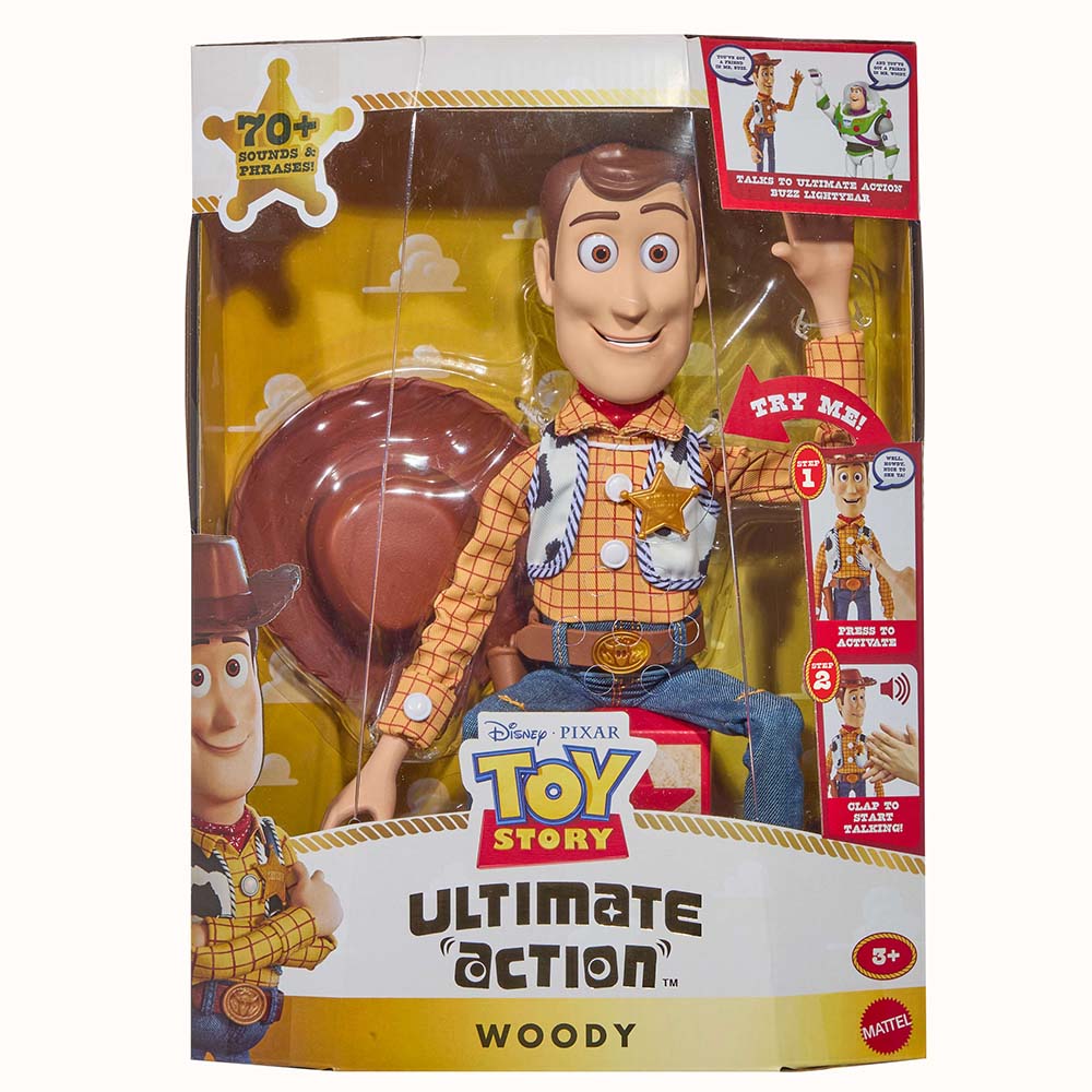 Disney Pixar Toy Story 5 Ultimate Action Woody Figura Interactiva Animada JMW33
