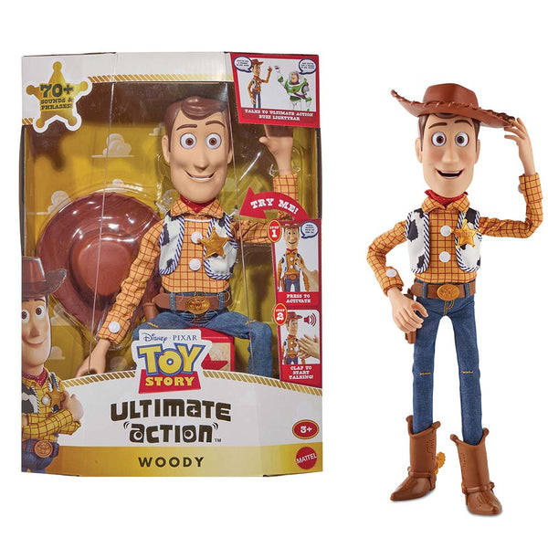 Disney Pixar Toy Story 5 Ultimate Action Woody Figura Interactiva Animada JMW33