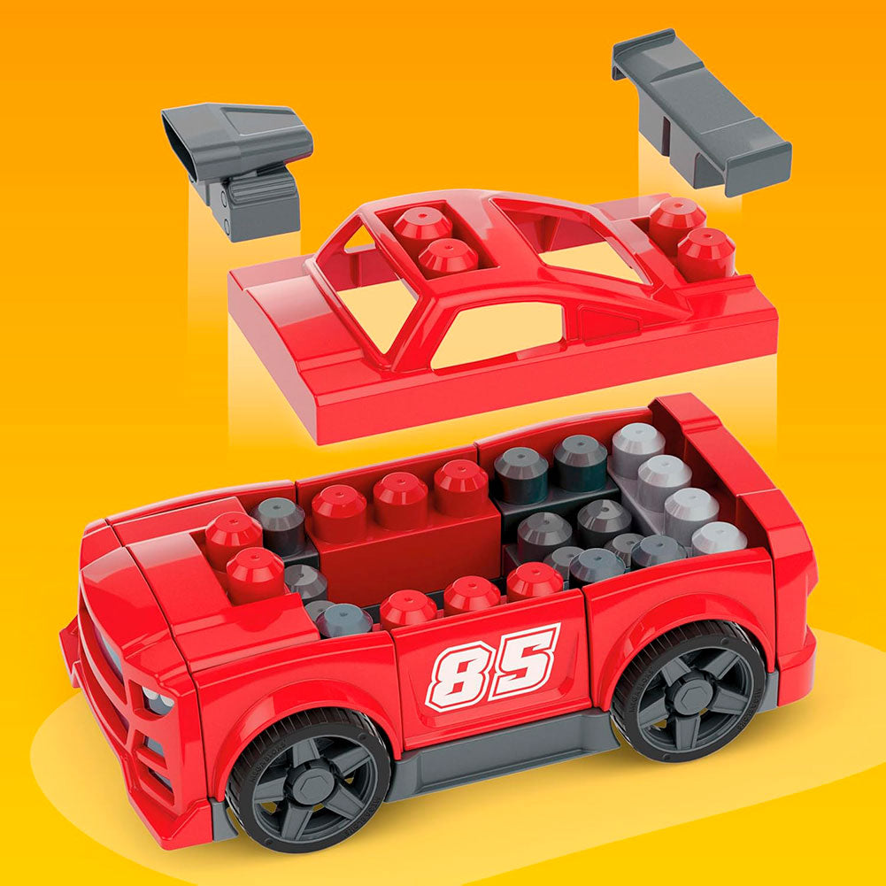 MEGA BLOKS Auto Arma y Acelera 3 en 1 JKG35, sets de construcción