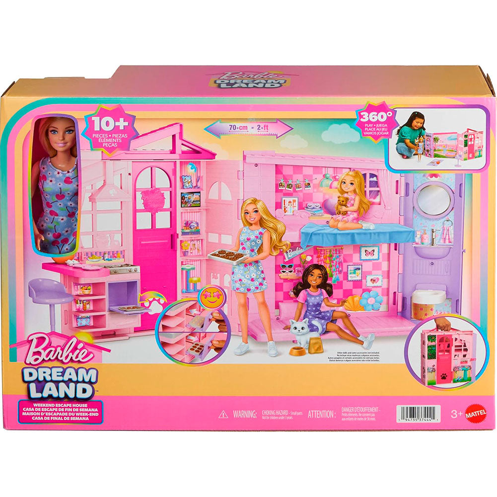 Barbie Dream Land Casa Glam con Muñeca: Set de Juego - Edad 3+