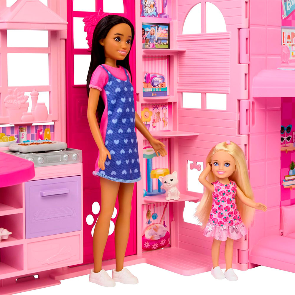 Barbie Dream Land Casa Glam con Muñeca, muñecas y muñecos