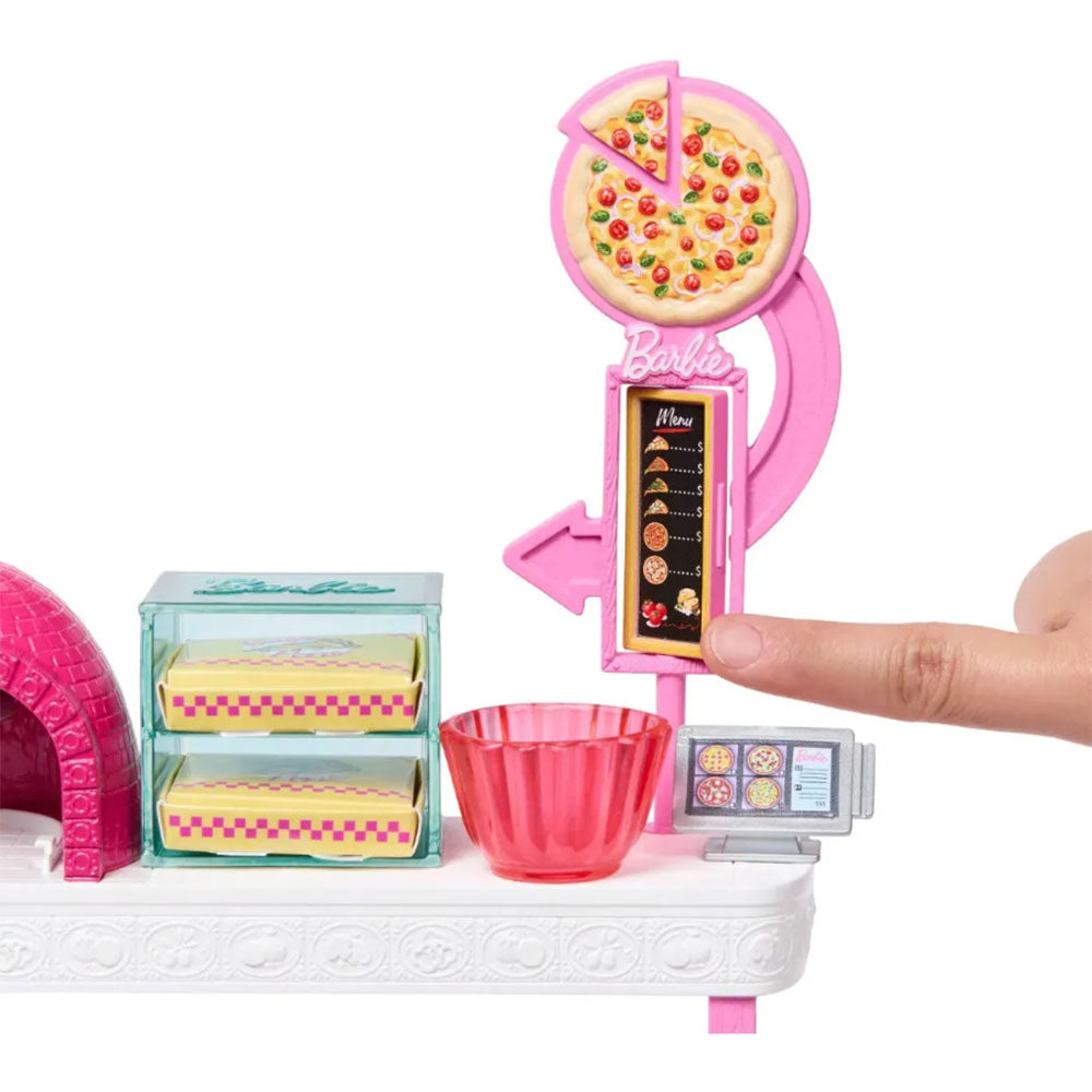 Barbie Set de Juego Pizzería JMK21, sets de juego