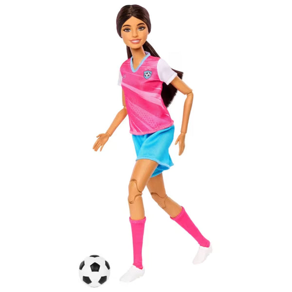 Barbie Career Burst Jugadora de Fútbol Roll and Reveal JMK20
