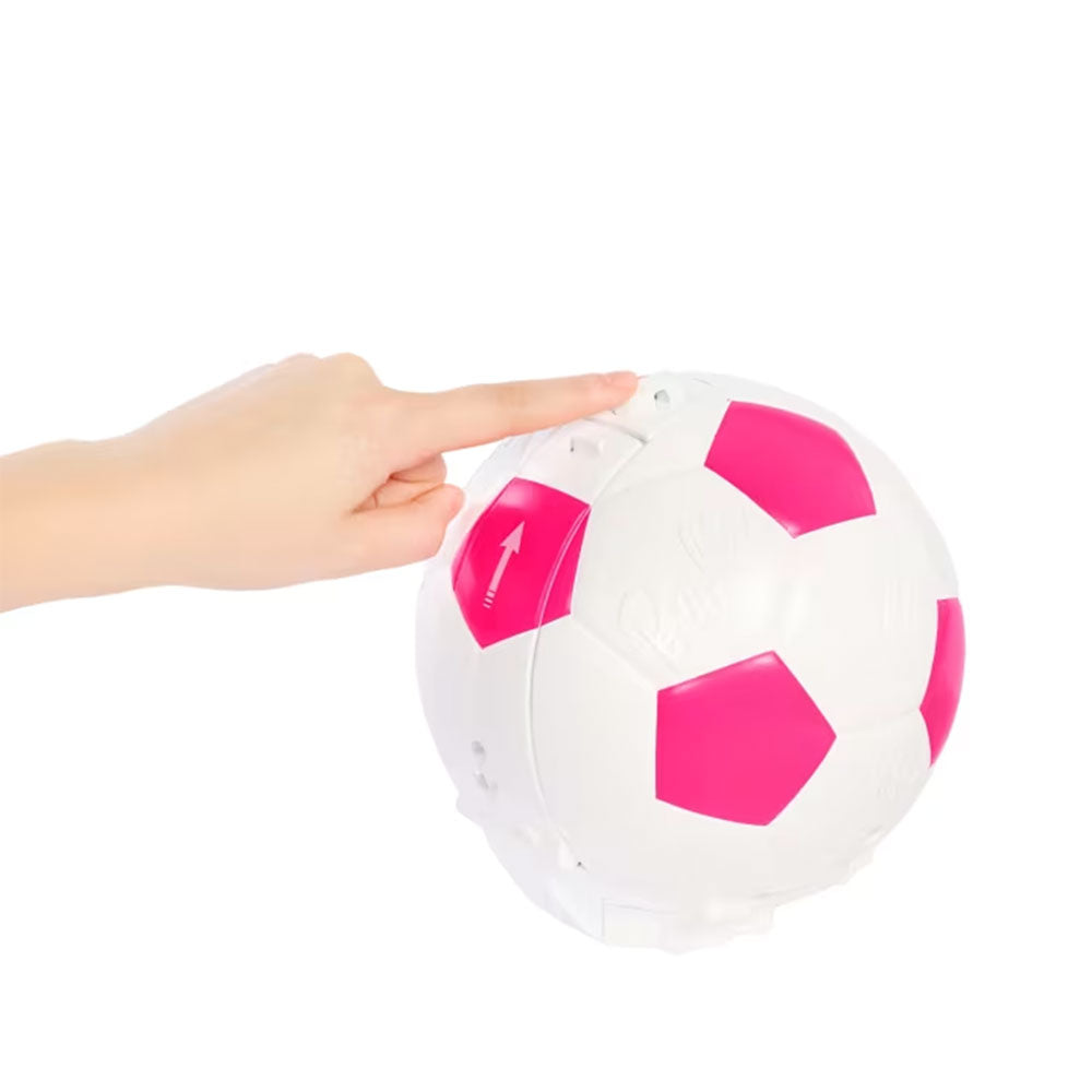 Barbie Career Burst Jugadora de Fútbol Roll and Reveal JMK20, muñecas y muñecos