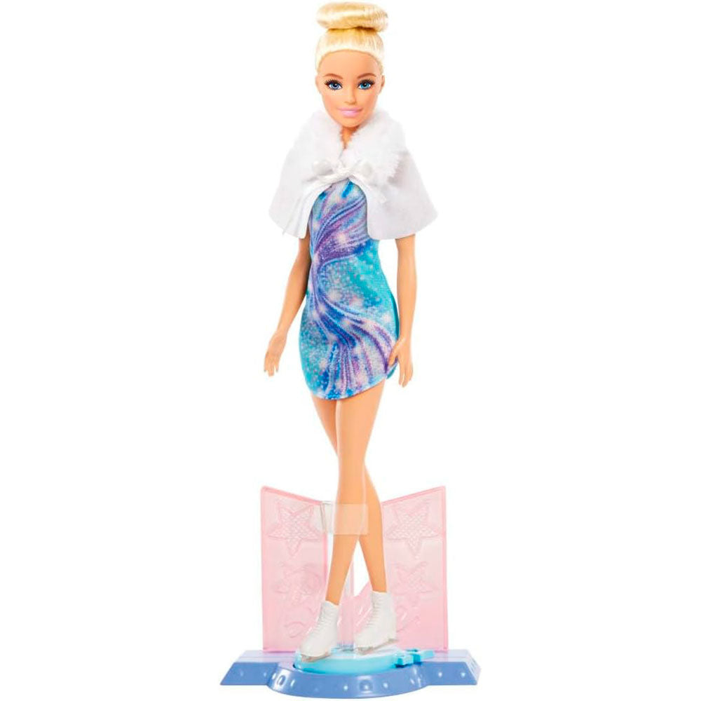 Barbie Profesiones Patinadora sobre Hielo, muñecas y muñecos